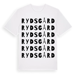 Rydsgård ordlek t-shirt – ekologisk bomull t-shirt från Pinshirt