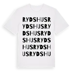 Rydshus ordlek t-shirt – ekologisk bomull t-shirt från Pinshirt