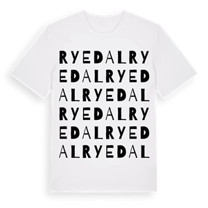 Ryedal ordlek t-shirt – ekologisk bomull t-shirt från Pinshirt