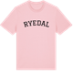 Pink Cotton t-shirt med Ryedal böjd t-shirt