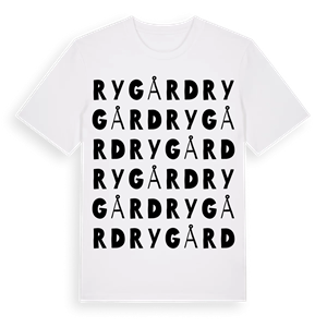 Rygård ordlek t-shirt – ekologisk bomull t-shirt från Pinshirt
