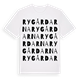 Rygårdarna ordlek t-shirt