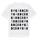 Rygården ordlek t-shirt
