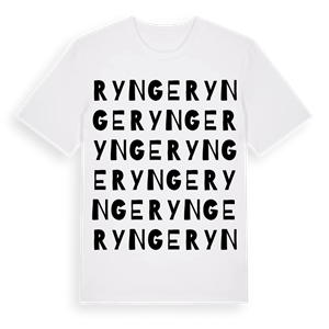 Rynge ordlek t-shirt – ekologisk bomull t-shirt från Pinshirt