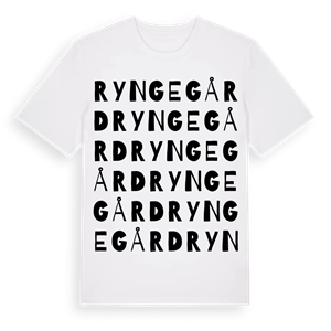 Rynge gård ordlek t-shirt – ekologisk bomull t-shirt från Pinshirt