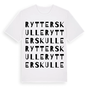 Rytterskulle ordlek t-shirt – ekologisk bomull t-shirt från Pinshirt