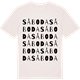 Vintage White t-shirt med Såboda ordlek t-shirt
