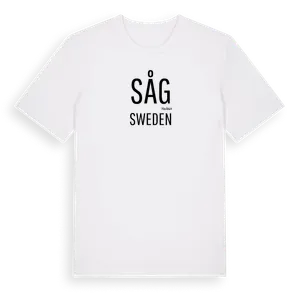 Såg i Sverige t-shirt – ekologisk bomull t-shirt från Pinshirt