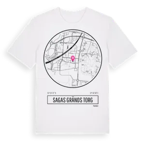 Sagas Gränds Torg t-shirt – ekologisk bomull t-shirt från Pinshirt