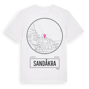Sandåkra t-shirt – ekologisk bomull t-shirt från Pinshirt