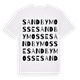 Sandby mosse ordlek t-shirt