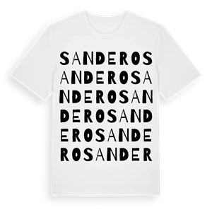 Sandero ordlek t-shirt – ekologisk bomull t-shirt från Pinshirt