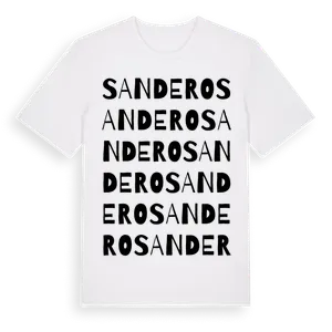 Sandero ordlek t-shirt – ekologisk bomull t-shirt från Pinshirt