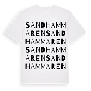 Sandhammaren ordlek t-shirt – ekologisk bomull t-shirt från Pinshirt