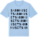 Blue Soul t-shirt med Sandhuset ordlek t-shirt