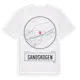 White t-shirt med Sandskogen t-shirt