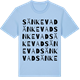 Blue Soul t-shirt med Sänkevad ordlek t-shirt