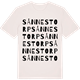 Vintage White t-shirt med Sånnestorp ordlek t-shirt