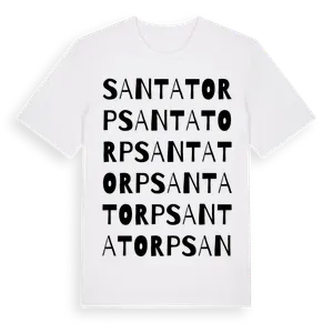 Santatorp ordlek t-shirt – ekologisk bomull t-shirt från Pinshirt