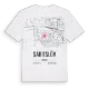Saritslöv karta t-shirt