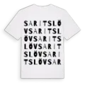 Saritslöv ordlek t-shirt