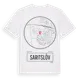 White t-shirt med Saritslöv t-shirt