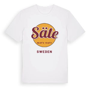 Säte cirkel t-shirt – ekologisk bomull t-shirt från Pinshirt