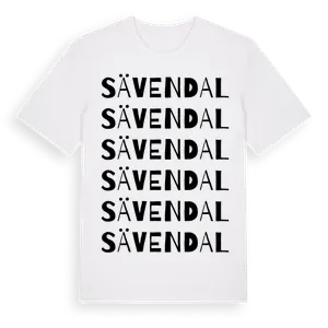 Sävendal ordlek t-shirt – ekologisk bomull t-shirt från Pinshirt