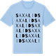 Blue Soul t-shirt med Saxalid ordlek t-shirt