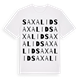 Saxalid ordlek t-shirt