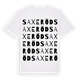 Saxeröd ordlek t-shirt