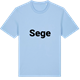 Blue Soul t-shirt med Sege fetstil t-shirt
