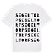 Segeltorp ordlek t-shirt