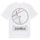 White t-shirt med Segemölla t-shirt