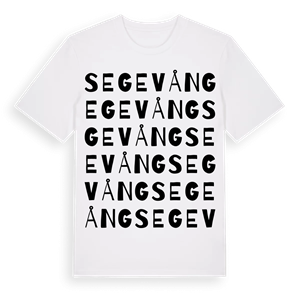 Segevång ordlek t-shirt – ekologisk bomull t-shirt från Pinshirt