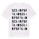 Selarps fälad ordlek t-shirt