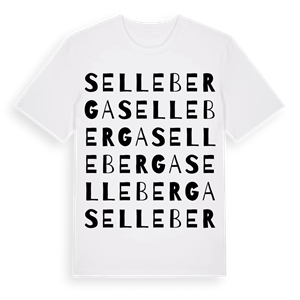 Selleberga ordlek t-shirt – ekologisk bomull t-shirt från Pinshirt