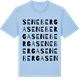 Blue Soul t-shirt med Seneberga ordlek t-shirt