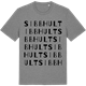 Mid Heather Gray t-shirt med Sibbhult ordlek t-shirt