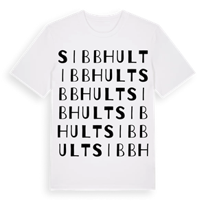Sibbhult ordlek t-shirt – ekologisk bomull t-shirt från Pinshirt