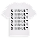 Sibbhult ordlek t-shirt