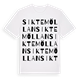 Siktemöllan ordlek t-shirt
