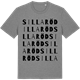 Mid Heather Gray t-shirt med Sillaröd ordlek t-shirt