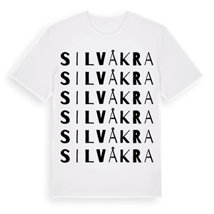 Silvåkra ordlek t-shirt – ekologisk bomull t-shirt från Pinshirt