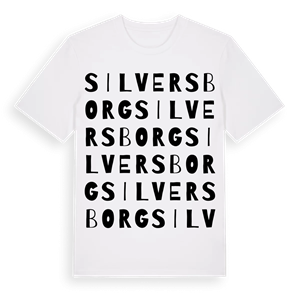 Silversborg ordlek t-shirt – ekologisk bomull t-shirt från Pinshirt
