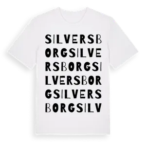 Silversborg ordlek t-shirt – ekologisk bomull t-shirt från Pinshirt