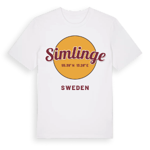 Simlinge cirkel t-shirt – ekologisk bomull t-shirt från Pinshirt