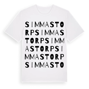 Simmastorp ordlek t-shirt – ekologisk bomull t-shirt från Pinshirt
