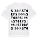 Simmastorp ordlek t-shirt