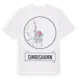 White t-shirt med Simrishamn t-shirt